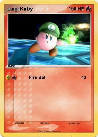 Pokemon Luigi Kirby