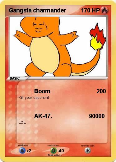 Pokemon Gangsta charmander