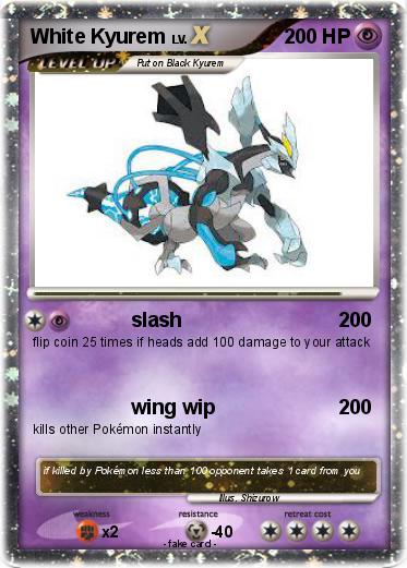 Pokemon White Kyurem