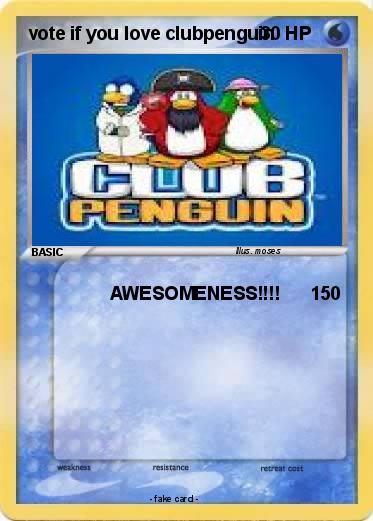 Pokemon vote if you love clubpenguin