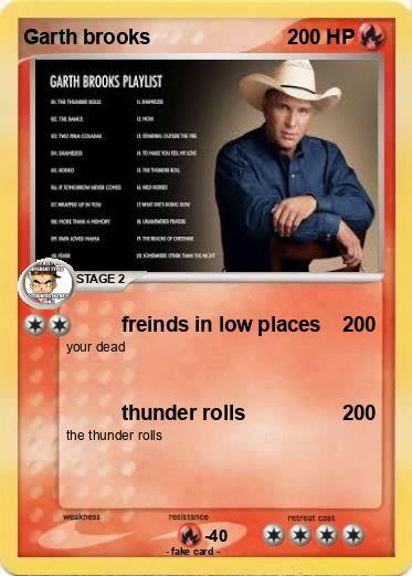 Pokemon Garth brooks