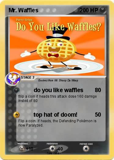 Pokemon Mr. Waffles