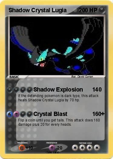 Pokemon Shadow Crystal Lugia