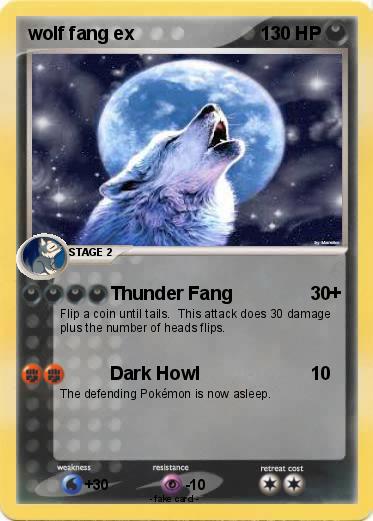 Pokemon wolf fang ex