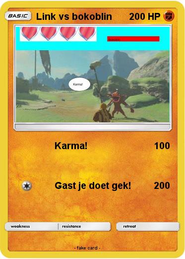 Pokemon Link vs bokoblin