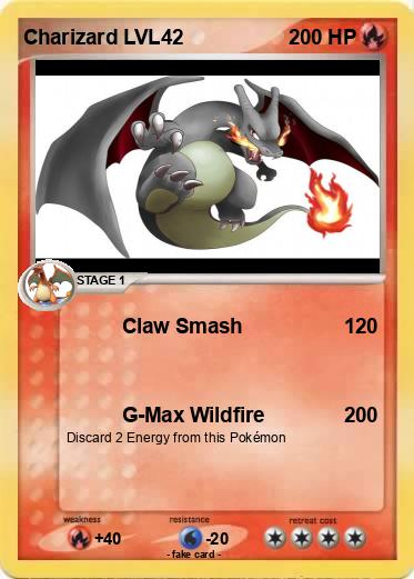 Pokemon Charizard LVL42