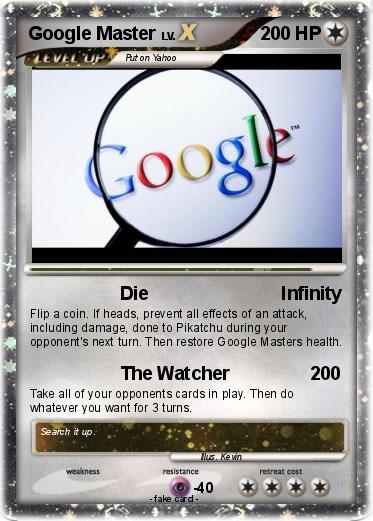 Pokemon Google Master