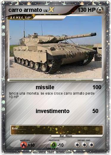 Pokemon carro armato