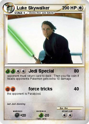 Pokemon Luke Skywalker