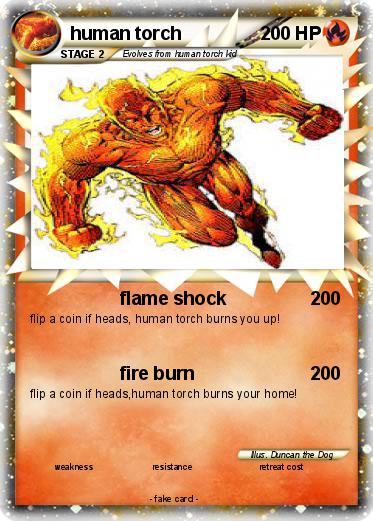 Pokemon human torch