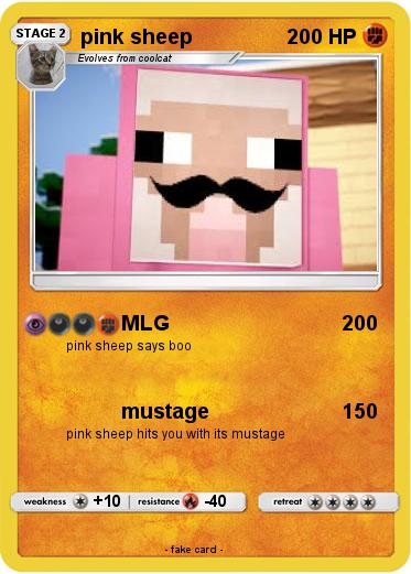 Pokemon pink sheep