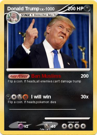 Pokemon Donald Trump