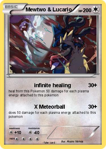 Pokemon Mewtwo & Lucario