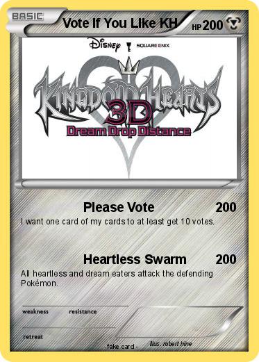 Pokemon Vote If You LIke KH