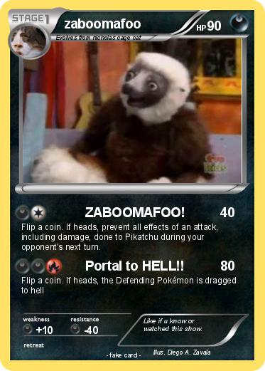 Pokemon zaboomafoo