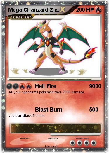 Pokemon Mega Charizard Z