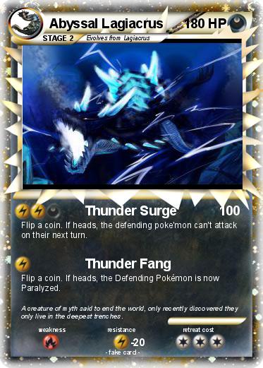 Pokemon Abyssal Lagiacrus