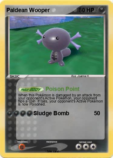 Pokemon Paldean Wooper
