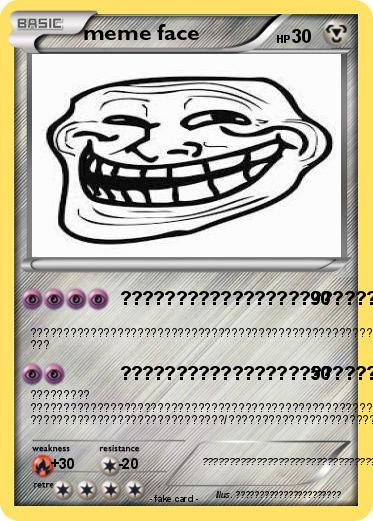 Pokemon meme face