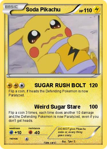 Pokemon Soda Pikachu
