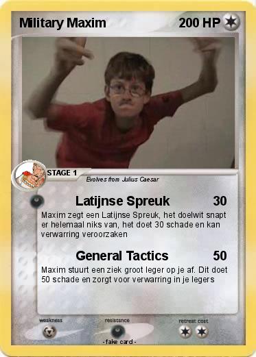 Pokemon Military Maxim