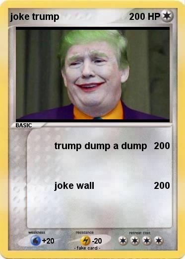 Pokemon joke trump