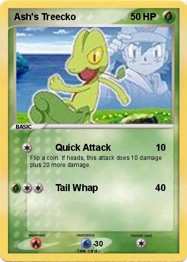 Pokemon Ash's Treecko