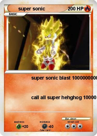 Pokemon super sonic