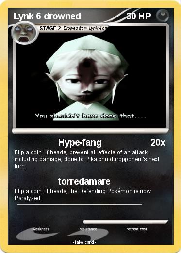 Pokemon Lynk 6 drowned