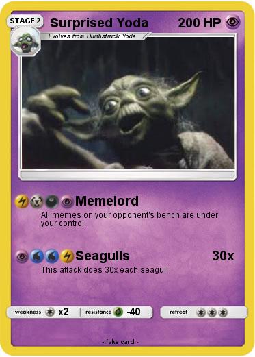 Pokemon Surprised Yoda