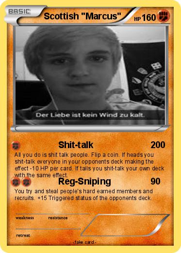 Pokemon Scottish "Marcus"