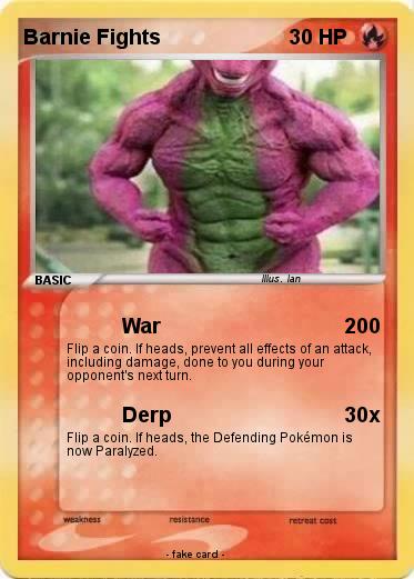 Pokemon Barnie Fights