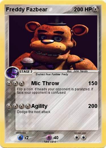 Pokemon Freddy Fazbear