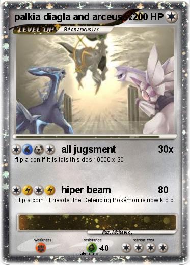 Pokemon palkia diagla and arceus