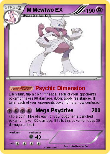 Pokemon M Mewtwo EX