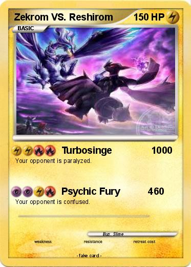 Pokemon Zekrom VS. Reshirom