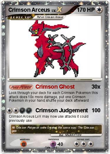 Pokemon Crimson Arceus