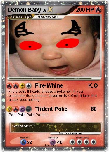 Pokemon Demon Baby
