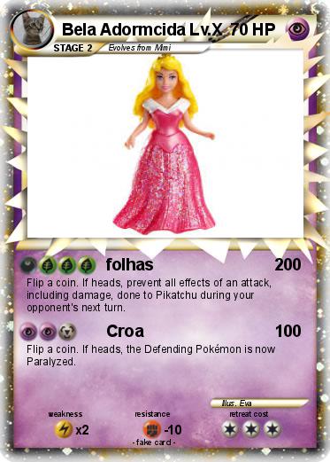Pokemon Bela Adormcida Lv.X