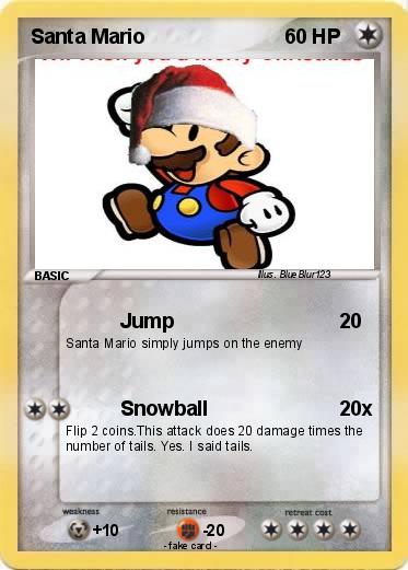 Pokemon Santa Mario
