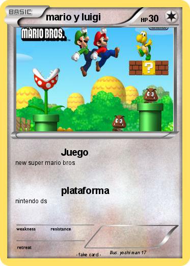 Pokemon mario y luigi