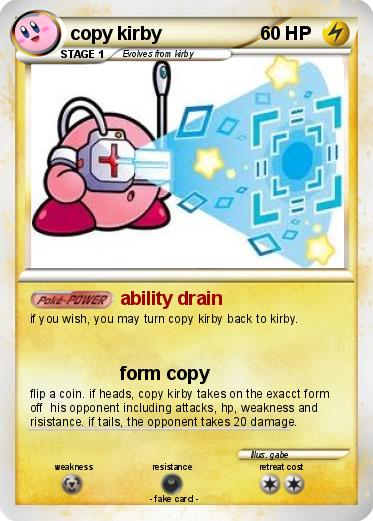 Pokemon copy kirby