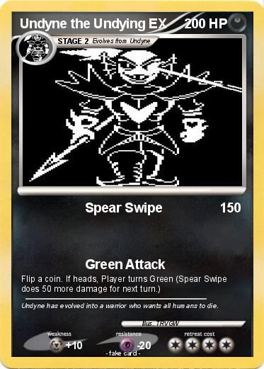 Pokemon Undyne the Undying EX Pokemon Undyne the Undying EX