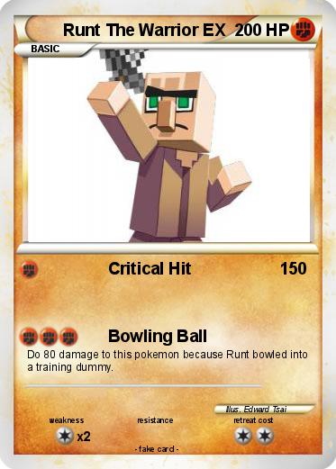 Pokemon Runt The Warrior EX