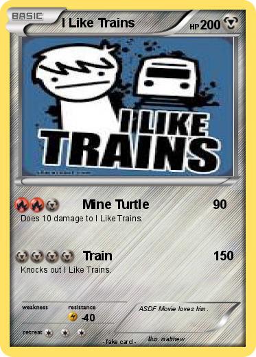 Pokemon I Like Trains
