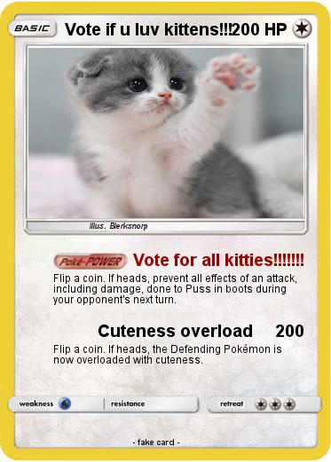 Pokemon Vote if u luv kittens!!!