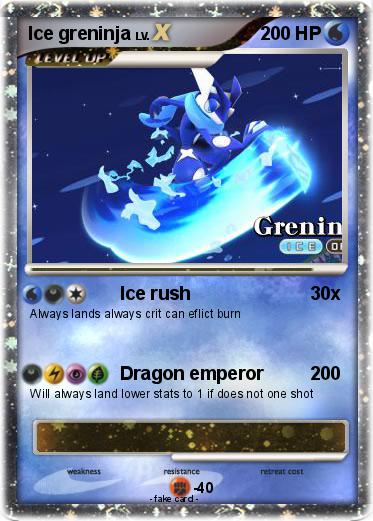 Pokemon Ice greninja