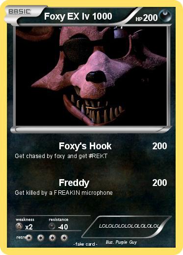 Pokemon Foxy EX lv 1000