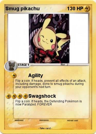Pokemon Smug pikachu