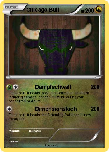 Pokemon Chicago Bull
